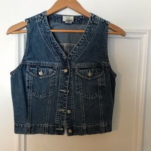 Gap Denim Sleeveless Vest